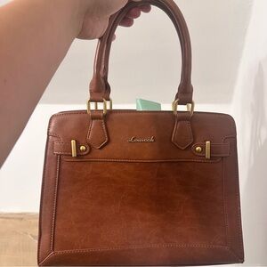Brown Leather Handbag